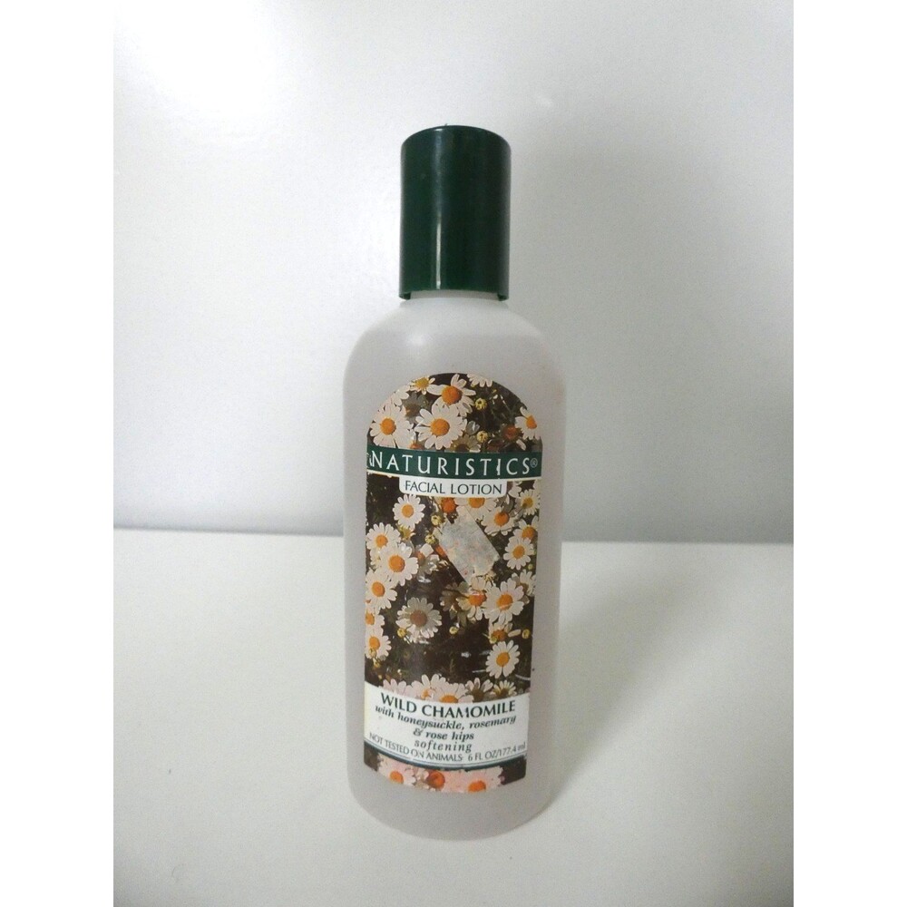 Naturistics Wild Chamomile Liquid Facial Lotion Softening Rose Hips 6 oz Discont